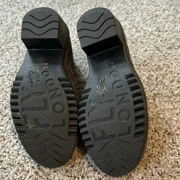 Fly London WEZO Suede Booties, EUC, Size 37 - Picture 5 of 7